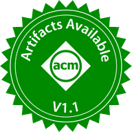 ACM badge: Artifacts Available v1.1