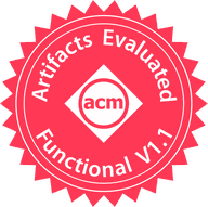 ACM badge: Artifacts Evaluated, Functional v1.1